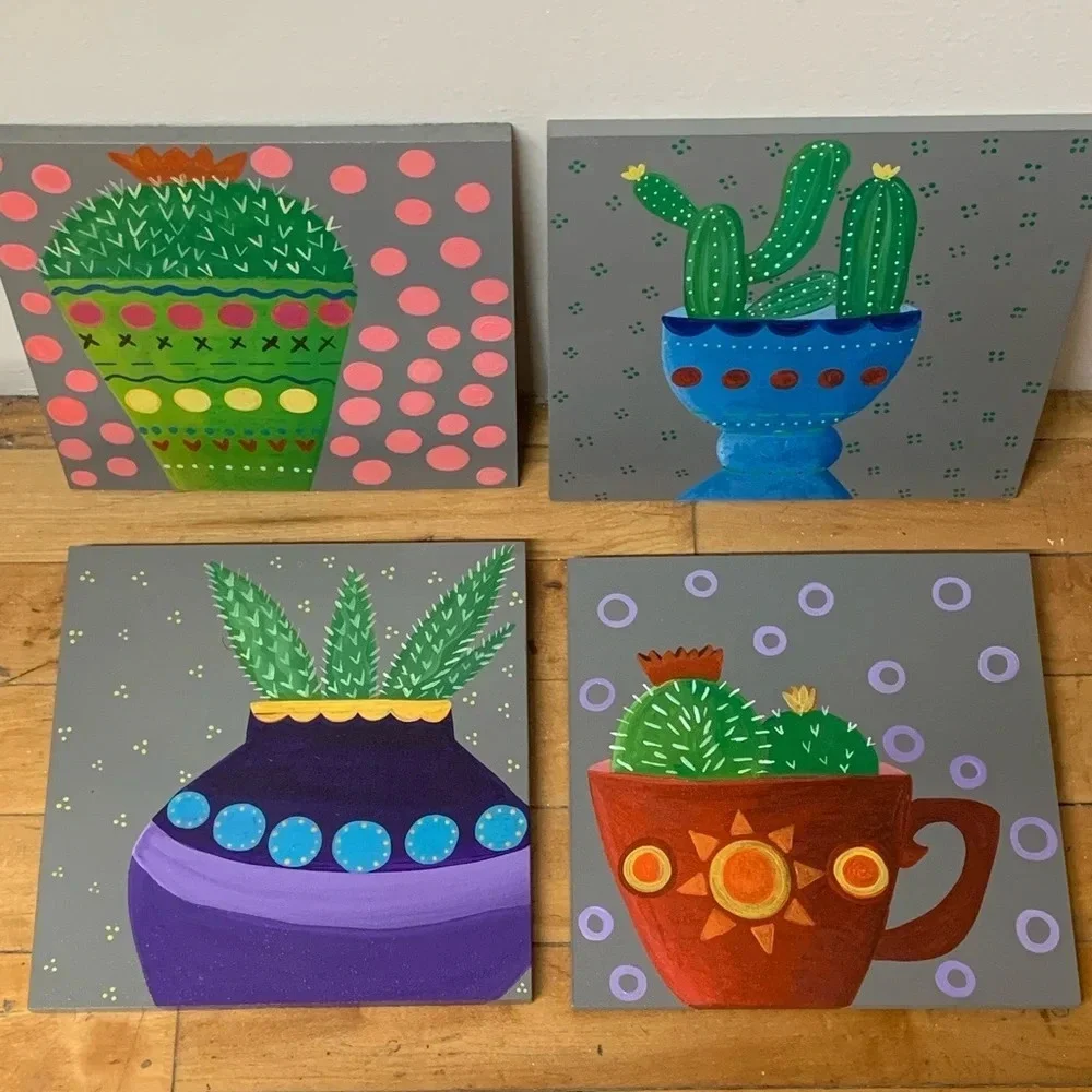 “Little Pricks” -‎ hand painted art